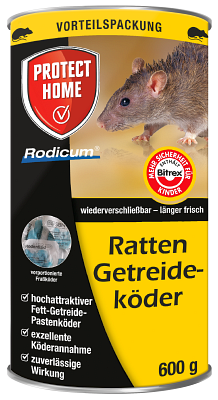 SBM Protect Home Rodicum® Ratten Getreideköder, 600 g